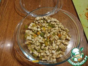 Жареная капуста с баклажанами и перцем Жареная капуста с баклажанами и перцем