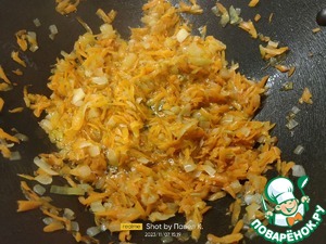 Жареная капуста с баклажанами и перцем Жареная капуста с баклажанами и перцем