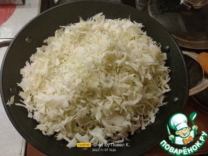 Жареная капуста с баклажанами и перцем Жареная капуста с баклажанами и перцем