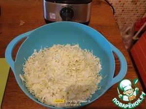 Жареная капуста с баклажанами и перцем Жареная капуста с баклажанами и перцем