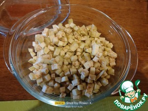 Жареная капуста с баклажанами и перцем Жареная капуста с баклажанами и перцем