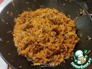 Жареная капуста с баклажанами и перцем Жареная капуста с баклажанами и перцем