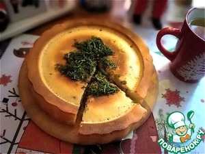 Пирог с начинкой из тунца