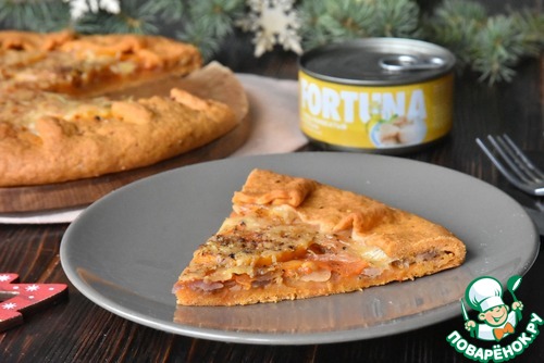 Томатная галета с тунцом Томатная галета с тунцом