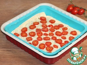 Овощной пирог с консервированным тунцом