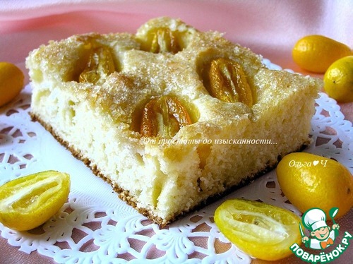 Пирог с кумкватом