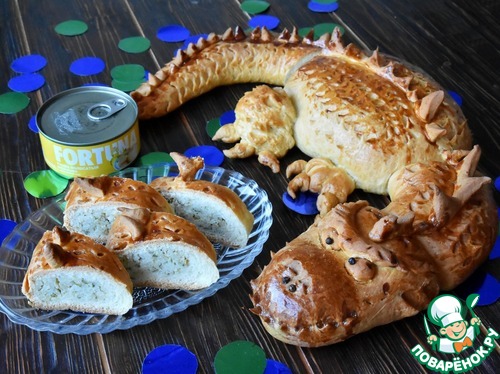 Пирог "Дракон 2024"