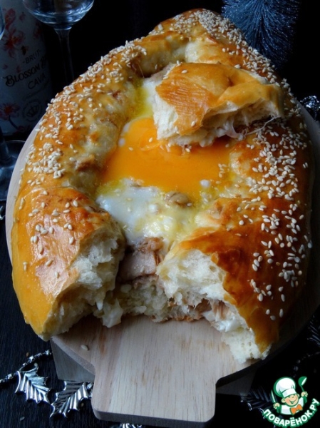 А-ля "Хачапури" с тунцом