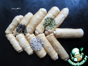 Разборный пирог-ёлочка "Тунец и капуста"