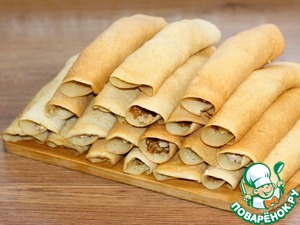 Блинный пирог с тунцом