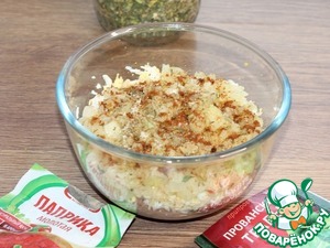 Блинный пирог с тунцом