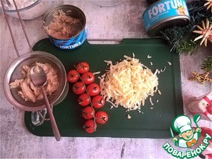 Большой запечённый "драник" с начинкой