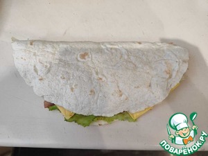 Бургер в лепёшке Бургер в лепёшке