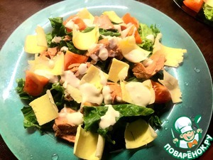 Цезарь с тунцом "Новогодний"