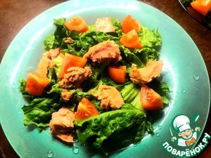 Цезарь с тунцом "Новогодний"