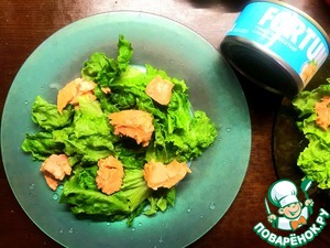 Цезарь с тунцом "Новогодний"