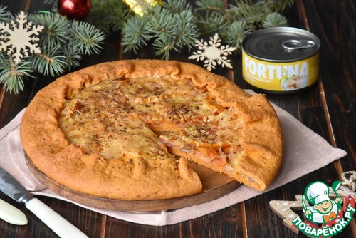 Томатная галета с тунцом Томатная галета с тунцом