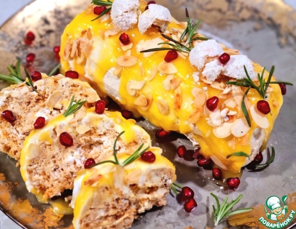 Десерт " Новогодний" без выпечки