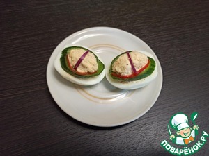 Фаршированные яйца "Глаз дракона" Фаршированные яйца "Глаз дракона"