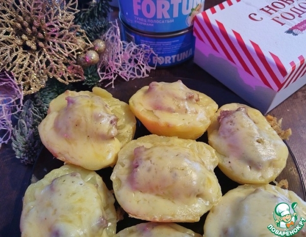 Фаршированный картофель в мундире