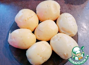 Фаршированный картофель в мундире