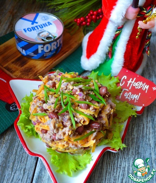 Фасолевый салат с тунцом "5 Минут"