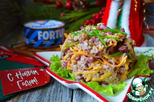 Фасолевый салат с тунцом "5 Минут"