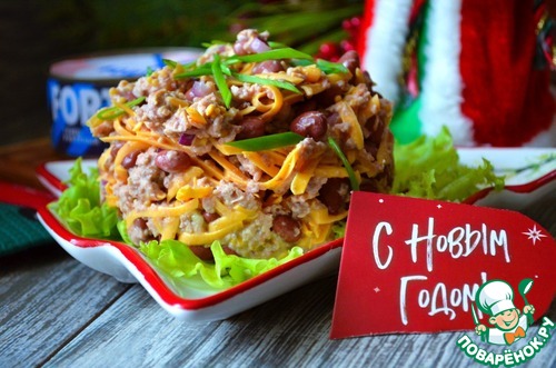 Фасолевый салат с тунцом "5 Минут"