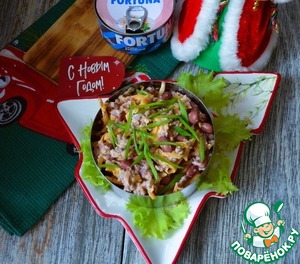 Фасолевый салат с тунцом "5 Минут"