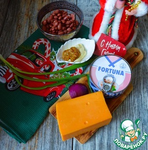 Фасолевый салат с тунцом "5 Минут"