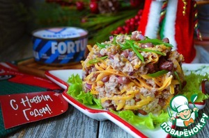 Фасолевый салат с тунцом "5 Минут"