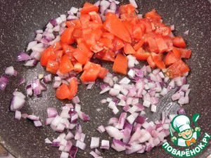 Горячая закуска из тунца с томатами Горячая закуска из тунца с томатами