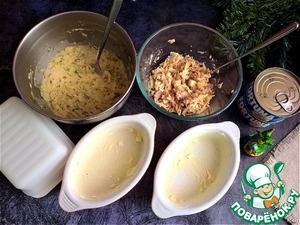 Кабачковая запеканка с тунцом