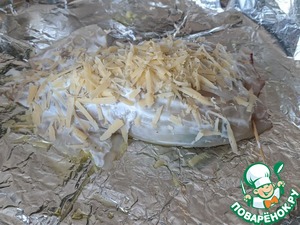 Кальмары, фаршированные тунцом и рисом