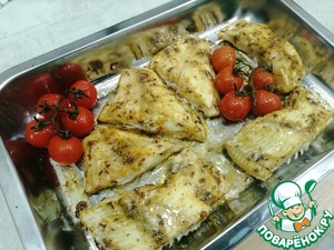 Камбала в соусе карри запеченная в духовке