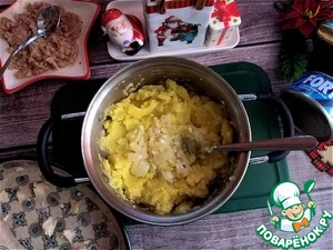 Картофельная запеканка с консервированным тунцом