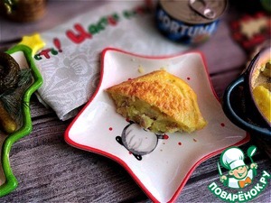 Картофельная запеканка с консервированным тунцом