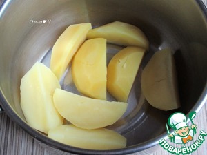 Картофельные крекеры с тунцом "Новогодний хруст" Картофельные крекеры с тунцом "Новогодний хруст"