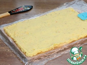 Картофельный рулет с консервированным тунцом Картофельный рулет с консервированным тунцом