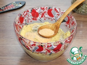 Картофельный рулет с консервированным тунцом Картофельный рулет с консервированным тунцом