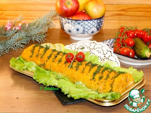 Картофельный рулет с консервированным тунцом Картофельный рулет с консервированным тунцом