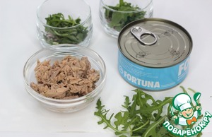 Коктейльный салат с тунцом