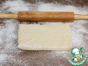 Подушечки из слоеного теста с начинкой Подушечки из слоеного теста с начинкой