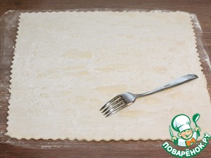 Подушечки из слоеного теста с начинкой Подушечки из слоеного теста с начинкой