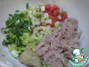 Помидоры, фаршированные тунцом Помидоры, фаршированные тунцом