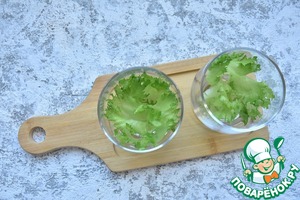 Порционный салат с тунцом