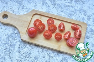 Порционный салат с тунцом