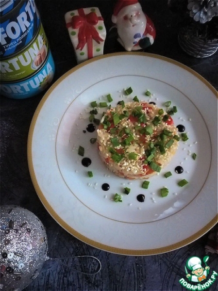 Рис с тунцом и овощами Рис с тунцом и овощами