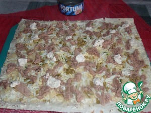 Рулет из лаваша "Новогодний"