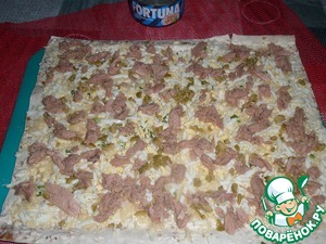 Рулет из лаваша "Новогодний"